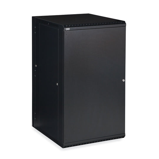 Kendall Howard LINIER Swing-Out Wall Mount Cabinet - Solid Door - (6U-22U)