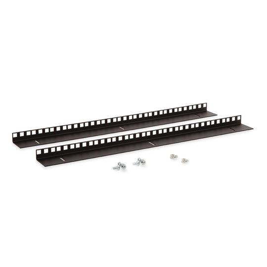 Kendall Howard LINIER Wall Mount Vertical Rail Kit - Cage Nut - (6U-22U)