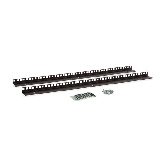 Kendall Howard LINIER Wall Mount Vertical Rail Kit - Cage Nut - (6U-22U)