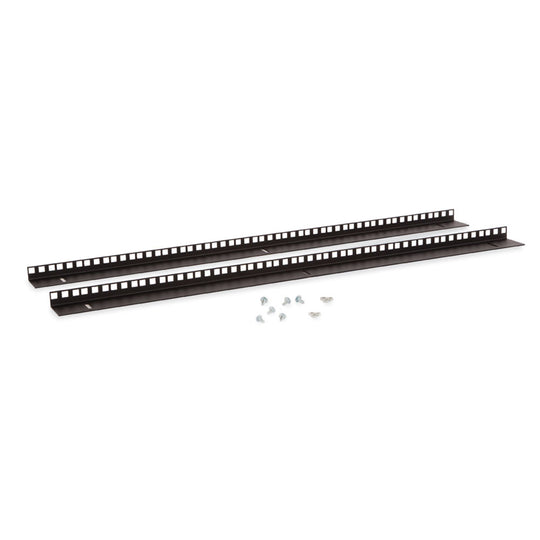 Kendall Howard LINIER Wall Mount Vertical Rail Kit - Cage Nut - (6U-22U)