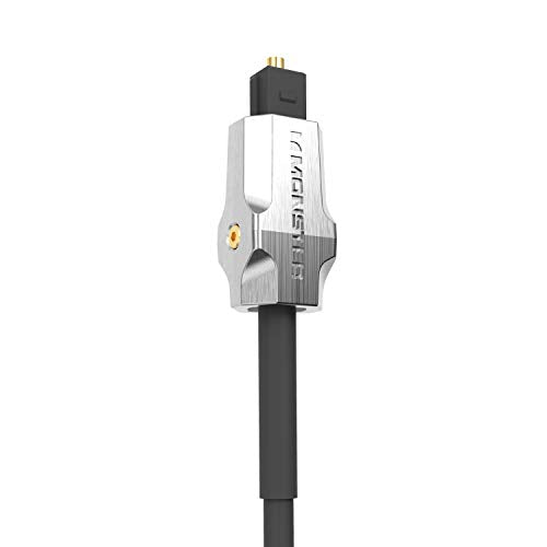 Monster M-Series 1000 Fiber Optical Digital Audio Toslink Cable for Sound Bar, TV