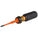 Klein Tools Flip-Blade Insulated Screwdriver, 2-in1, Ph Bit #1, Sl Bit 3/16-Inch, 32286