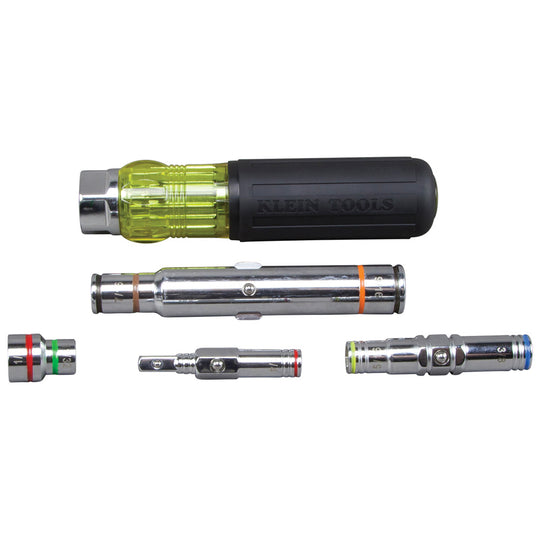 Klein Tools 7-in-1 Multi-Bit Screwdriver / Nut Driver, Magnetic, 32807MAG