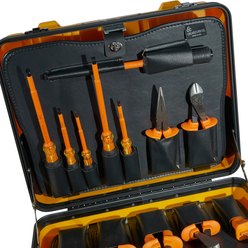 Klein Tools 33525 1000V Insulated Utility Tool Kit in Hard Case, 13-Piece