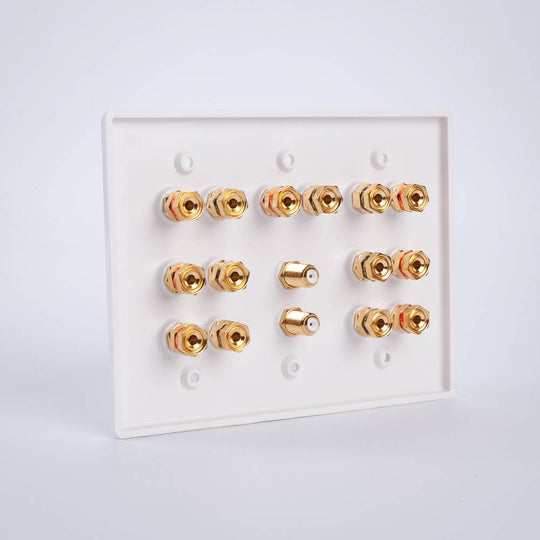 Vanco HTWP72 7.2 Home Theater Connection Wall Plate