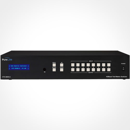 PureLink Ultra HD 8x8 HDMI to HDBaseT Matrix Switcher with PoE