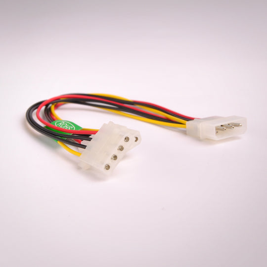 6 Inch 4 Pin IDE Power Y Splitter Cable