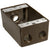 Morris Weatherproof Boxes - One Gang 18.3 Cubic Inch Capacity - 4 Outlet Holes 1/2