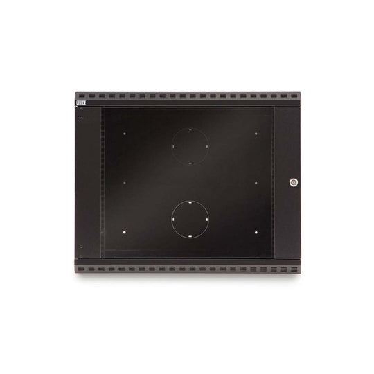 Kendall Howard LINIER Swing-Out Wall Mount Cabinet, Glass Door - 9U