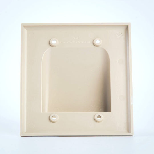 Vanco Slim Bulk Cable Wall Plate