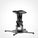 Universal Full Motion Projector Wall and Ceiling Bracket, Black