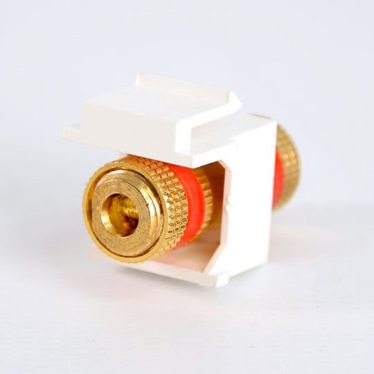 Banana Plug Keystone Insert, Red