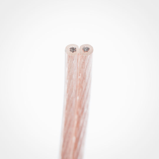 Flexible Clear Polarized Speaker Wire - 12AWG, 14AWG, 16AWG, 18AWG