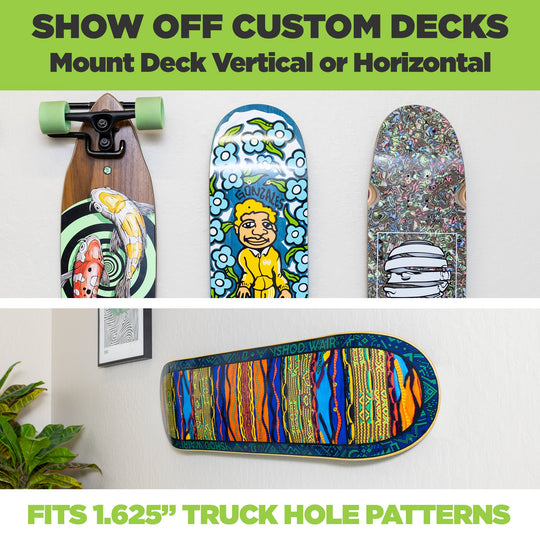 HIDEit Deck | Skateboard Deck Wall Mount
