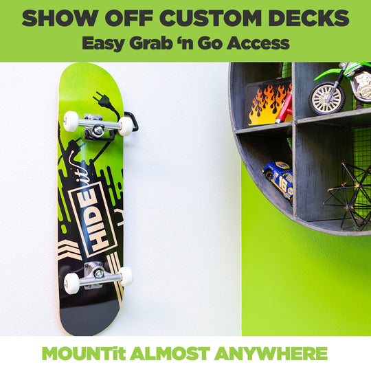 HIDEit DSkate | Vertical Display Skateboard Mount