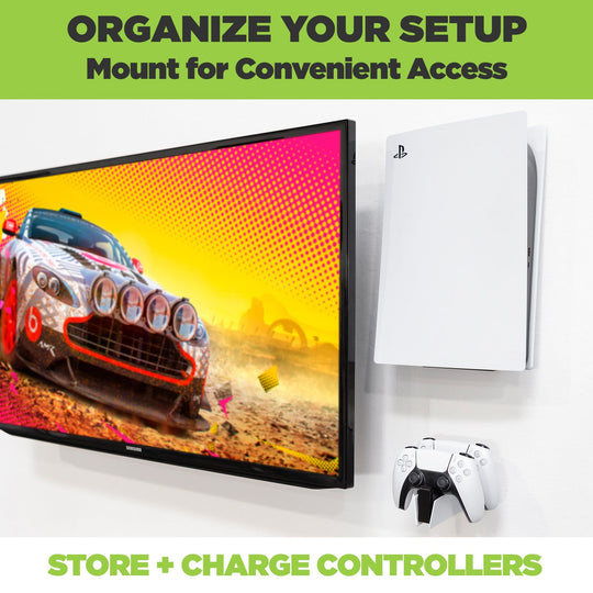 HIDEit PS5 DS | PS5 DualSense Charging Station Wall Mount