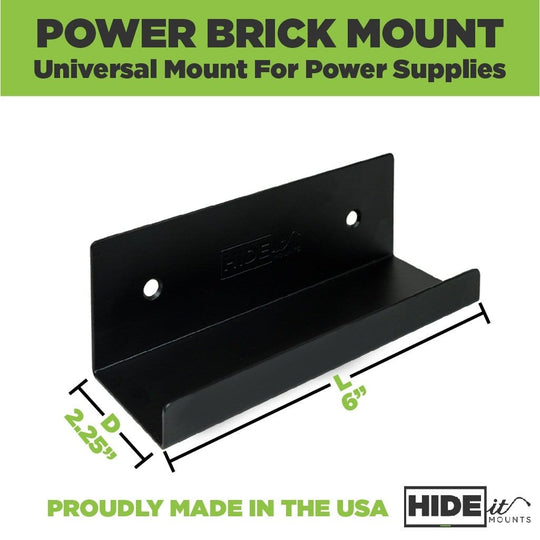 HIDEit Uni-PB | Universal Power Brick Wall Mount