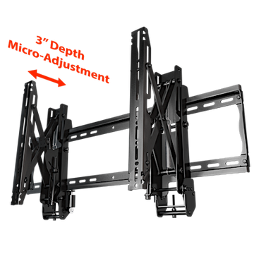 Crimson-AV VW4600G3 Video Wall Mount With Push In, Pop Out Technology