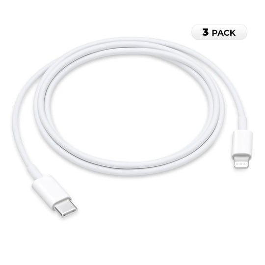 NetStrand USB C to Lightning Fast Charge Cable Bundle, MFi Certified