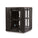 Kendall Howard LINIER Swing-Out Wall Mount Cabinet, Glass Door - 15U