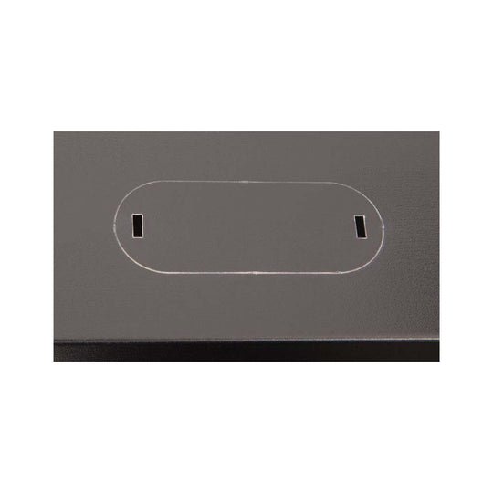 Kendall Howard LINIER Swing-Out Wall Mount Cabinet, Glass Door - 12U