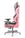 DXRacer Air Mesh Gaming Chair Modular Office Chair - Grey & Pink