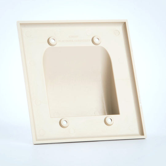 Vanco Slim Bulk Cable Wall Plate