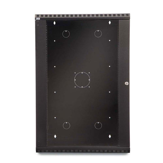 Kendall Howard LINIER Fixed Wall Mount Cabinet, Glass Door - 18U