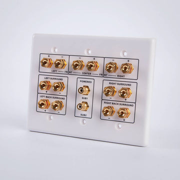 Vanco HTWP72 7.2 Home Theater Connection Wall Plate