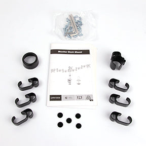 Rhino Brackets Triple Monitor Stand for 13 to 27 Inch Screens, Full Motion Desk Mount