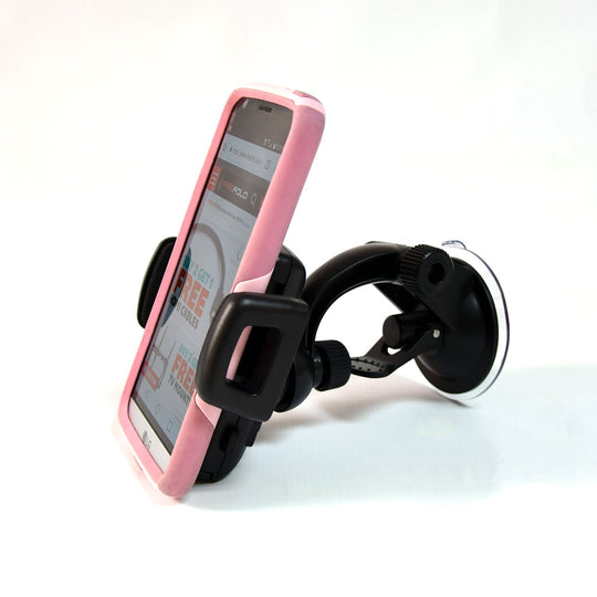 Windshield Mobile Mount with Suction Cup and 360 Degree Rotation