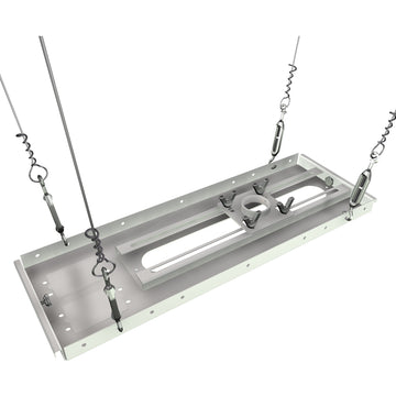 Crimson-AV CAS1W Suspended Ceiling Adapter with 4 Inch Extension Pipe