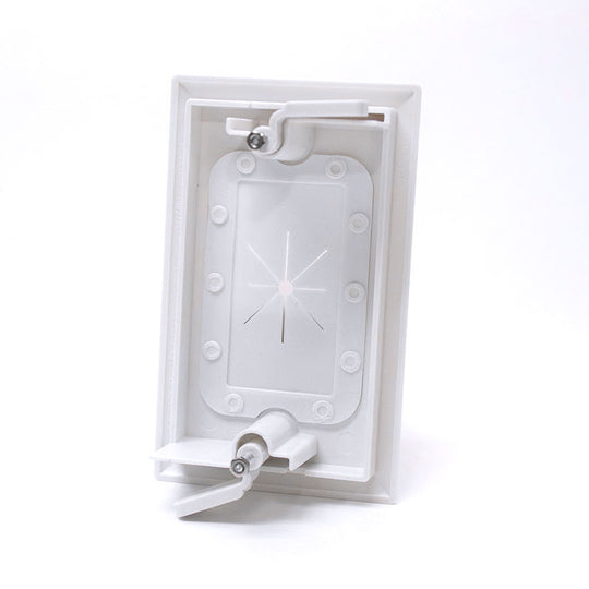 Garvin LVP1 1 Gang Cable Wall Plate with Flexible Opening