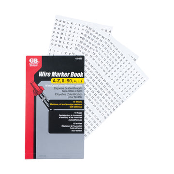 Gardner Bender Pocket Pack Wire Markers (A-Z, 1-90, symbols), 42-035