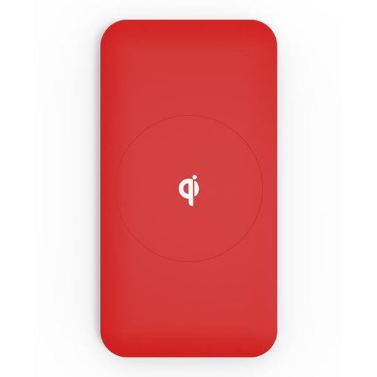 Wireless Qi Cellphone Charger, Rubber, Oil Coated