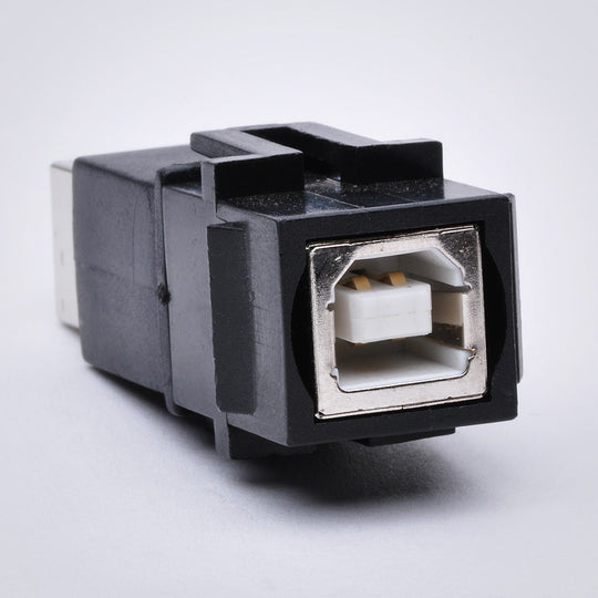 USB Keystone Jack - Type B Female to Female Coupler
