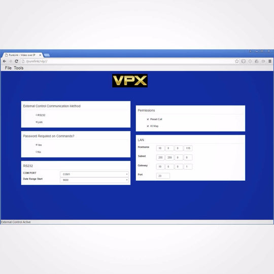 PureLink AV VPX IP Video Management Software