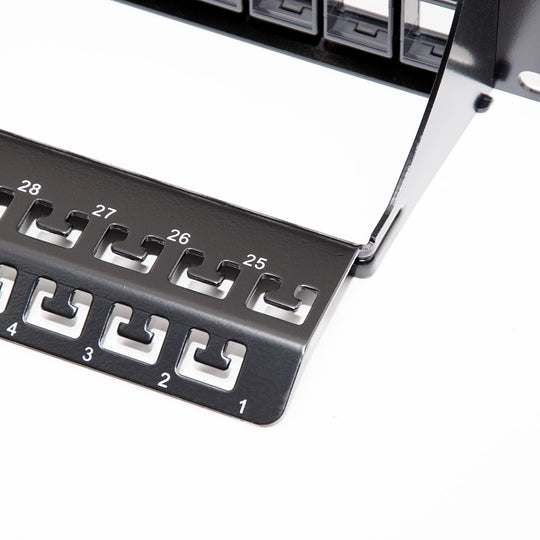 Vertical Cable Blank Patch Panel with Cable Manager - 48 Port