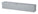 Austin AB-6636RTG 6x6x36 Type 3R Raintight Trough - Painted ANSI 61 Gray