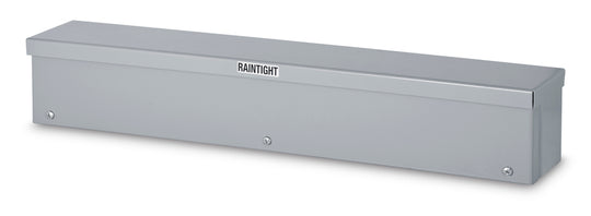 Austin AB-6636RTG 6x6x36 Type 3R Raintight Trough - Painted ANSI 61 Gray