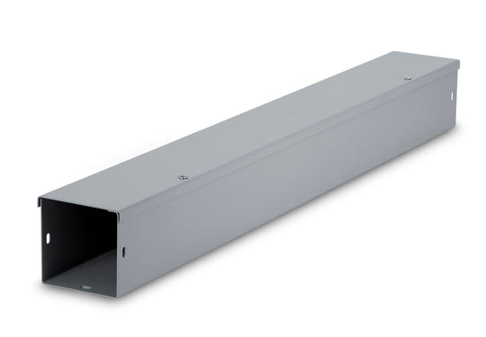 Austin AB-66120HW 6x6x120 Type 1 Hingecover Wireway - No ko's, Galvanized