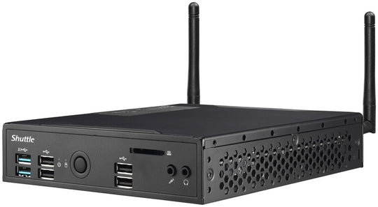 Shuttle XPC Slim DS10U Intel Whiskey Lake Celeron 4205U, Dual Gigabit LAN, Fanless