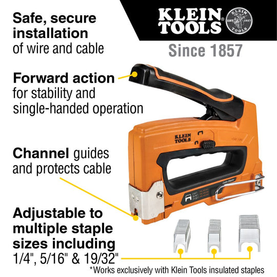 Klein Tools Loose Cable Stapler, 450-100