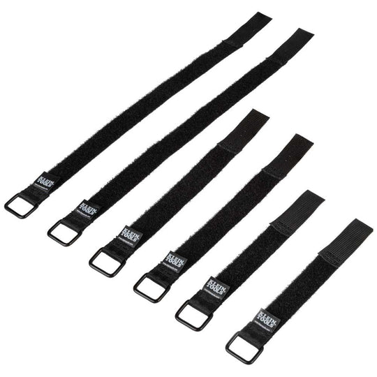 Klein Tools Hook and Loop Cinch Straps, 6-Inch, 8-Inch and 14-Inch Multi-Pack