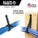 Klein Tools Stretch Cable Tie Roll, 75-Foot