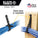 Klein Tools Stretch Cable Tie Roll, 75-Foot
