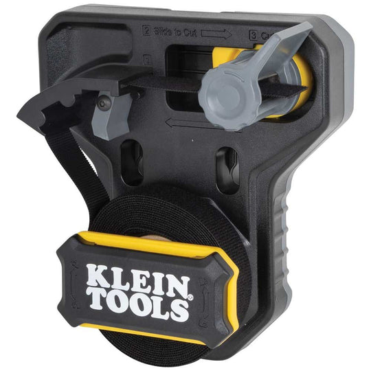 Klein Tools Hook and Loop Tape Dispenser, Versatile Cable Ties, Custom Length