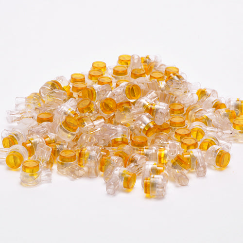 Quest UY Splice - 22-26AWG 100pk, Yellow