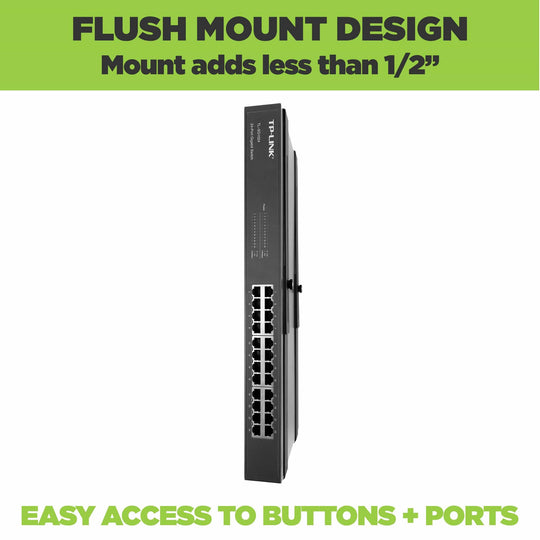 HIDEit Uni-NSM | Adjustable Network Switch Mount