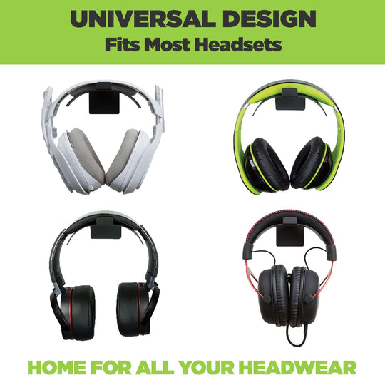 HIDEit Uni-H | Universal Headset Wall Mount